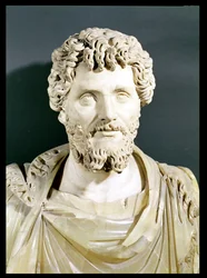 Busto del emperador Septimio Severo, siglo II-III d.C.